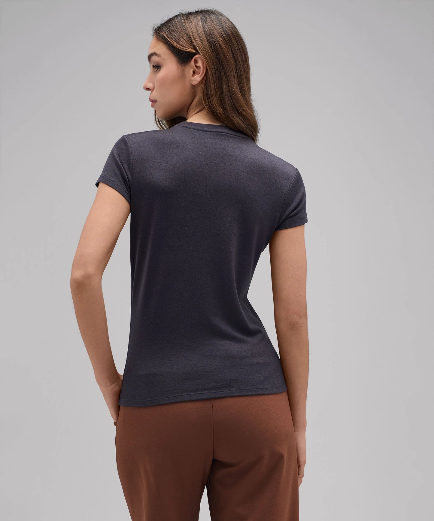 Women's Slim Merino Crew Neck T-Shirt