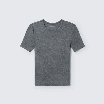 Women's Rib Fitted Crew Neck T-Shirt