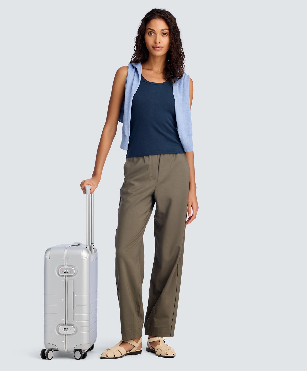 Women's Merino Rib Scoop Neck Tank