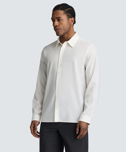 Men's Merino Poplin Button-Up