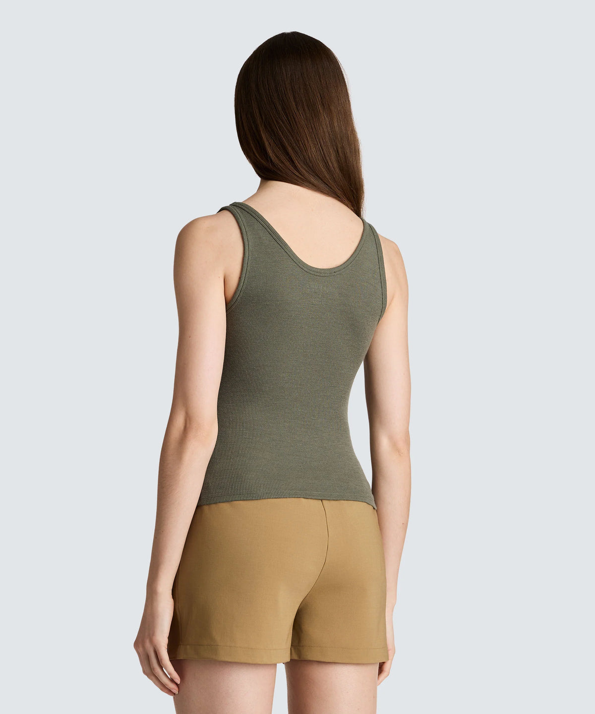 Women's Merino Rib Scoop Neck Tank