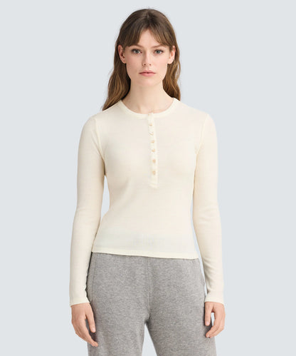 Women's Merino Rib Henley