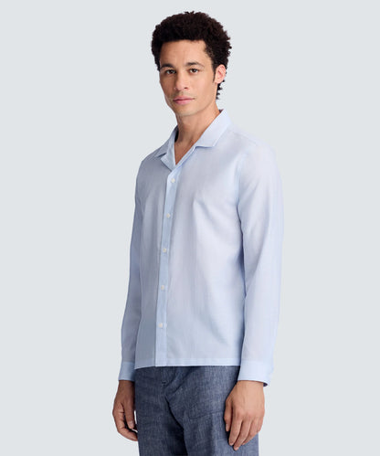 Men's Merino Linen Button-Up
