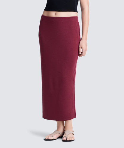 Women's Merino Maxi Skirt