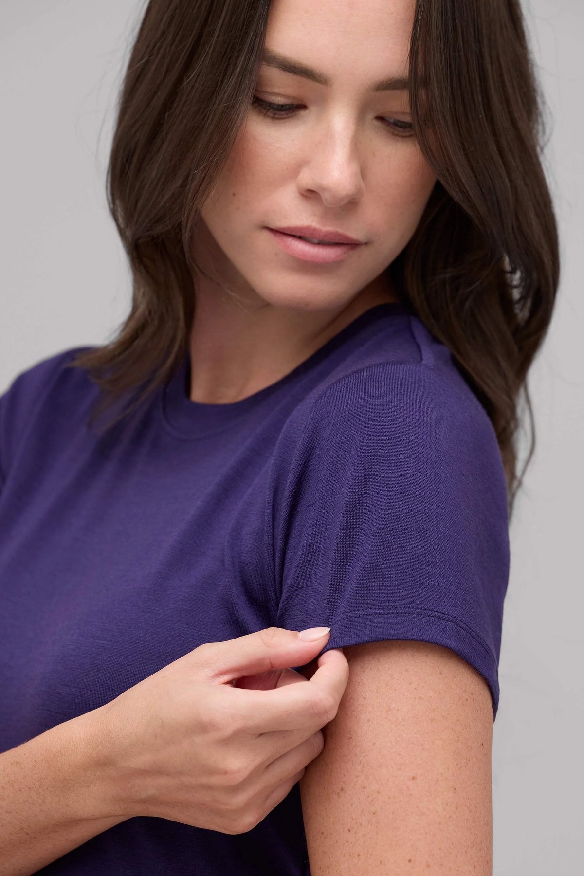 Women's Slim Merino Crew Neck T-Shirt