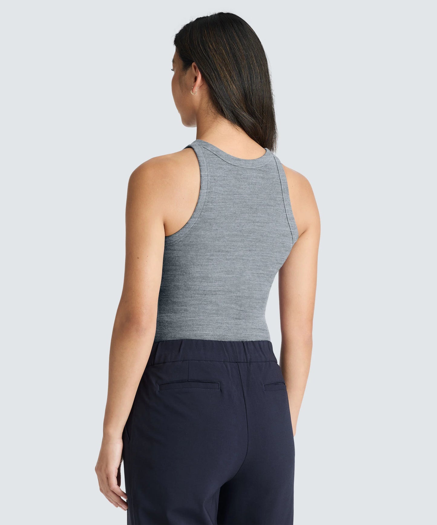 Women's Merino Rib Racer Tank