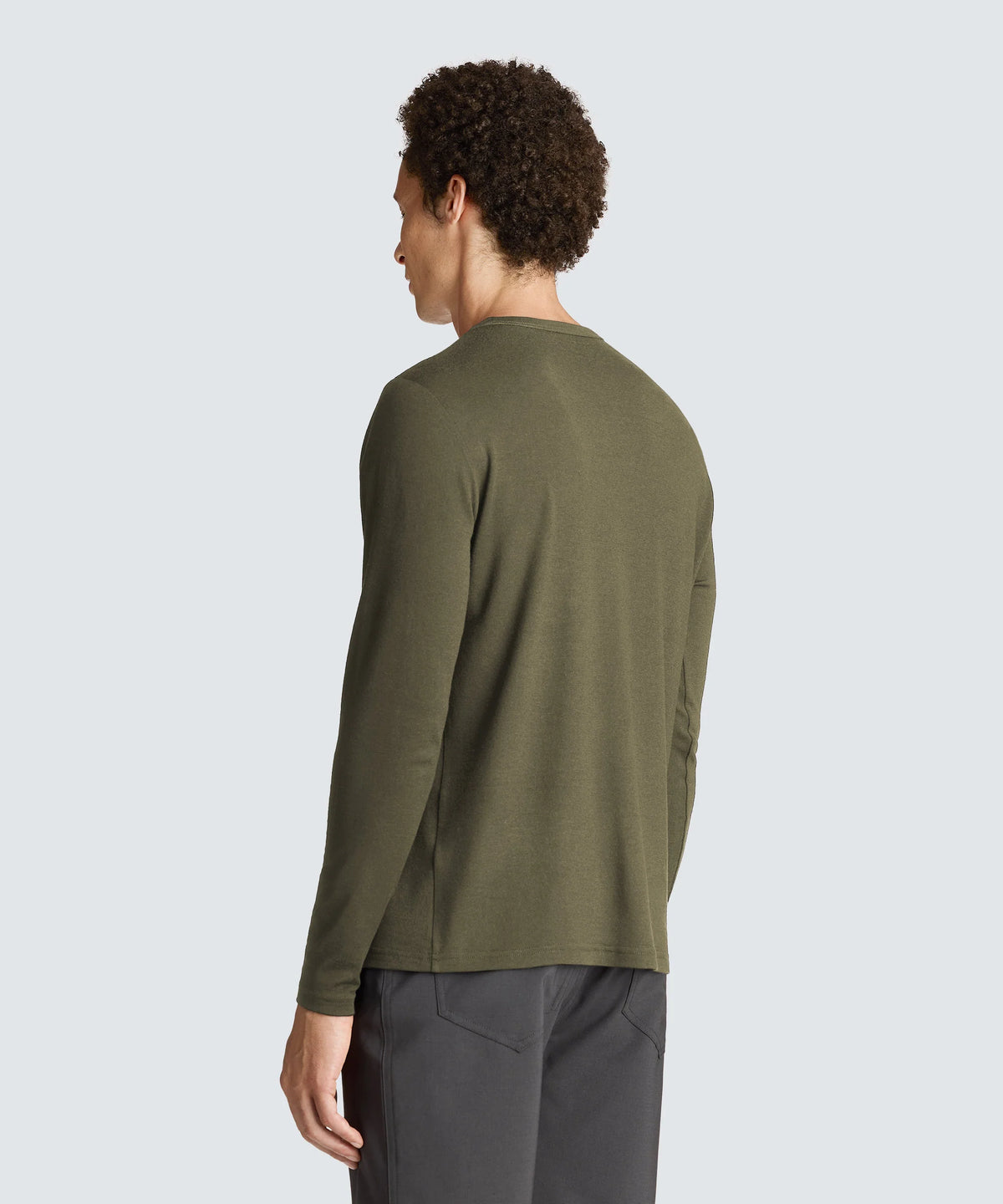 Men's Long Sleeve Merino Crew