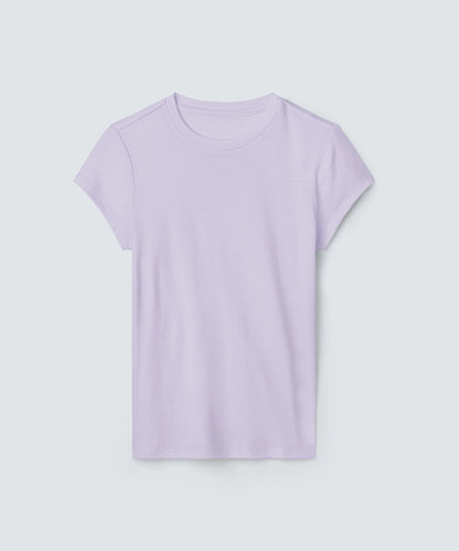 Women's Slim Merino Crew Neck T-Shirt