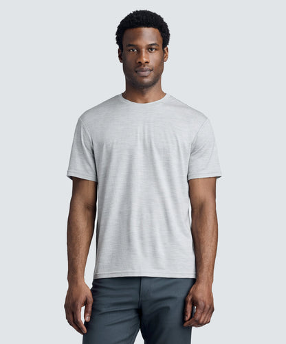 Men's Relaxed Merino Crew Neck T-Shirt
