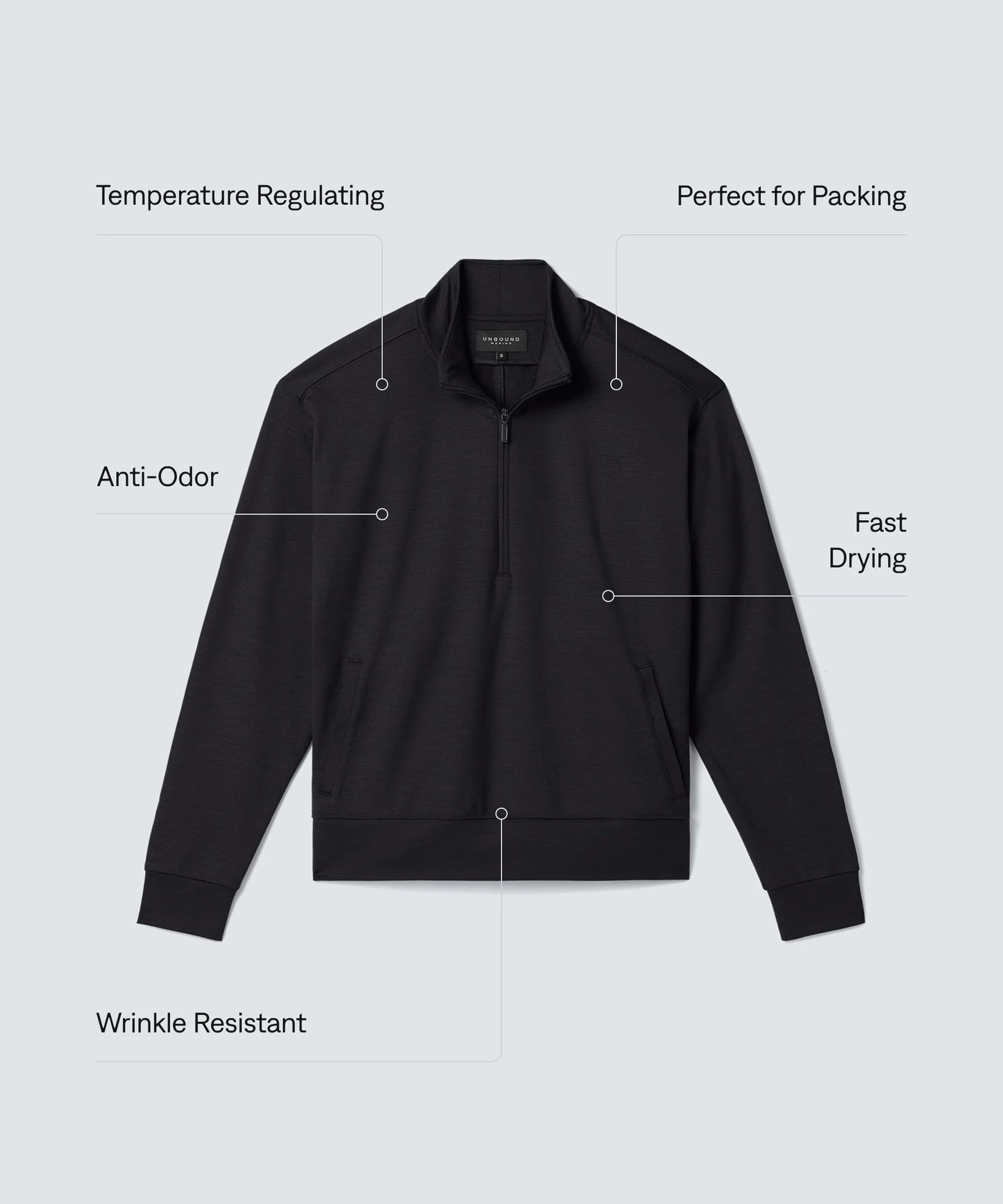 Women's Merino Transit Quarter Zip