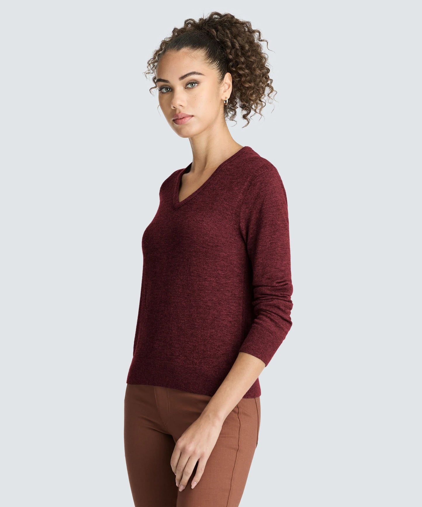 Women's Merino V-Neck Sweater