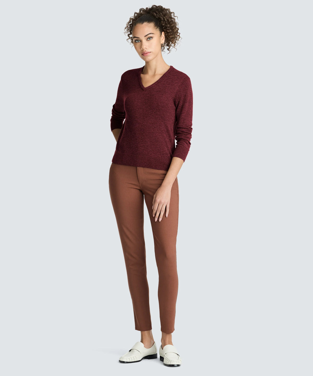 Women's Merino V-Neck Sweater
