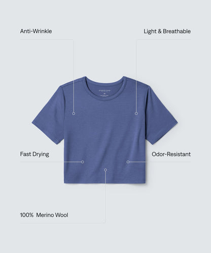 Women's Merino Boxy Tee