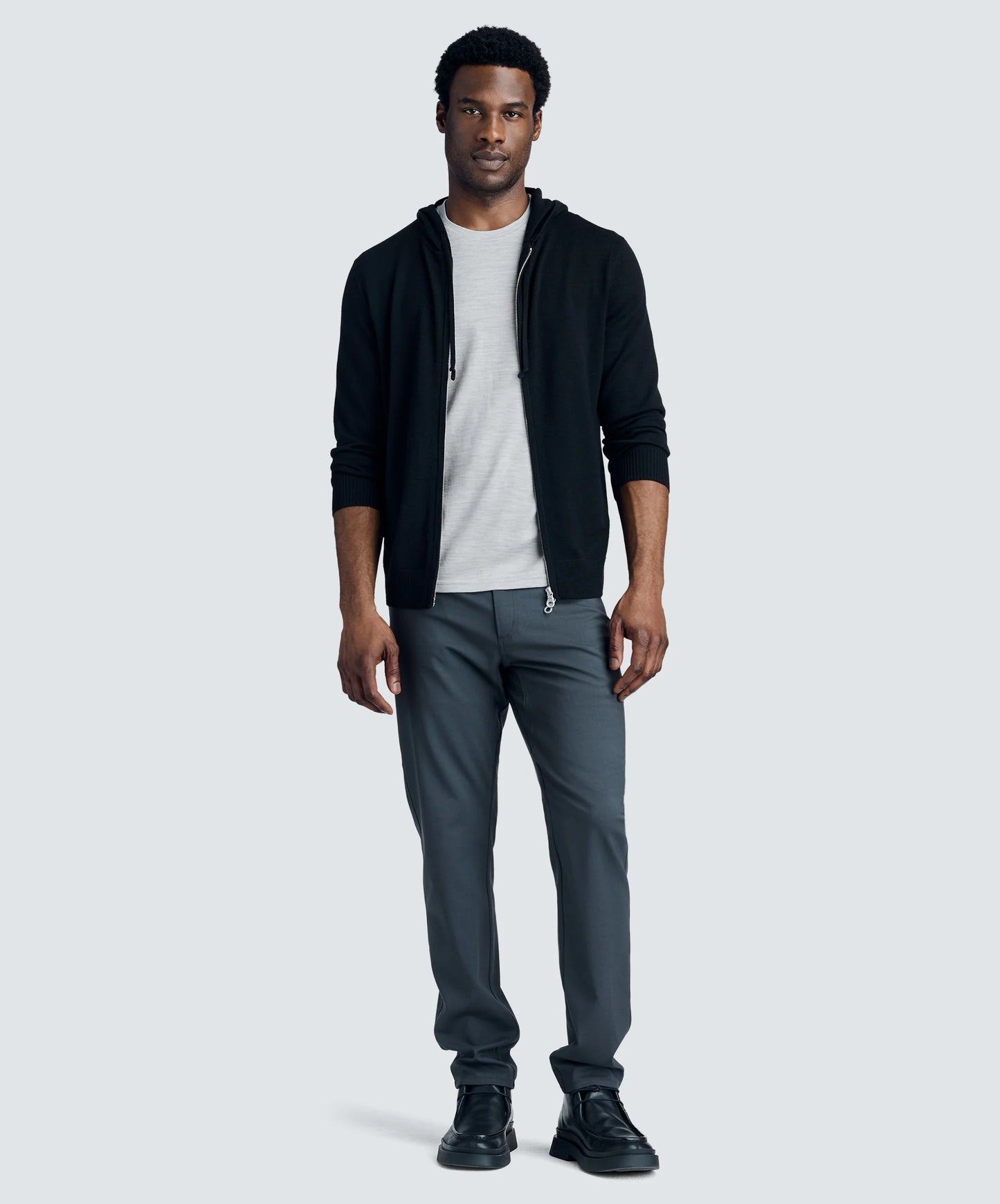 Men's Relaxed Merino Crew Neck T-Shirt