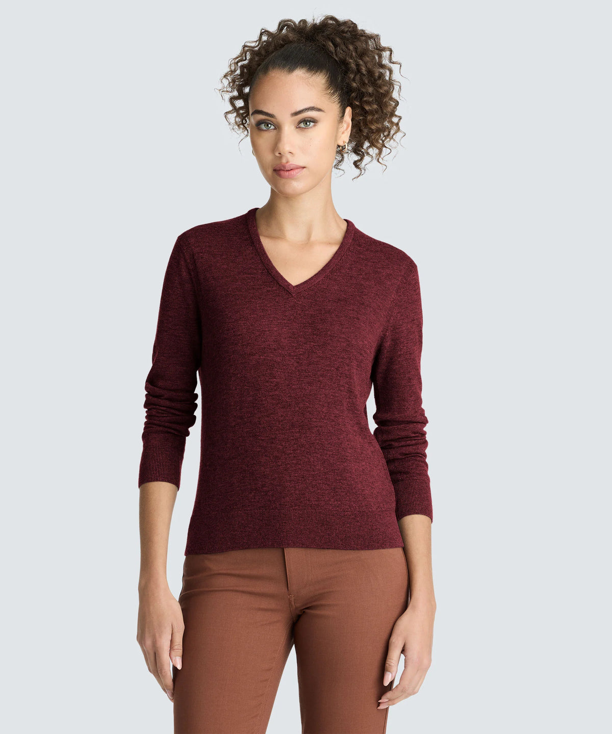 Women's Merino V-Neck Sweater