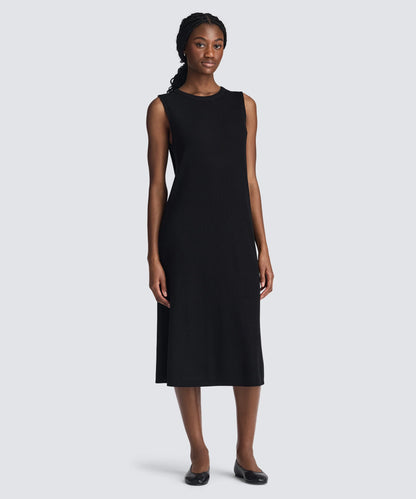 Women's Rib Merino Sleeveless Dress