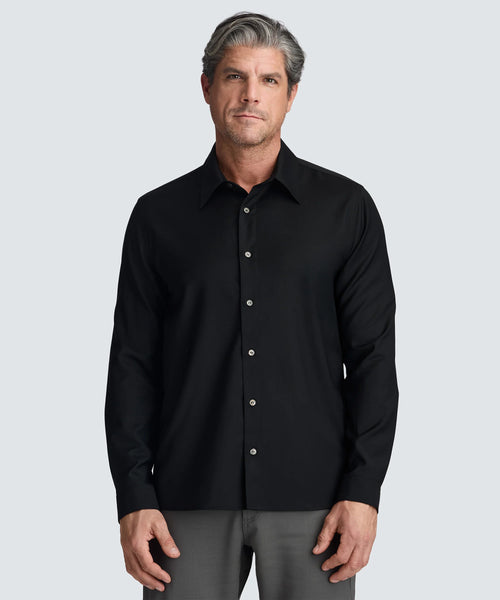Men's Merino Poplin Button-Up
