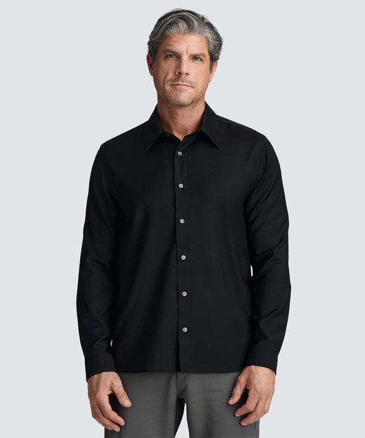 Men's Merino Poplin Button-Up