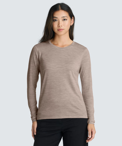 Women's Long Sleeve Merino Crew