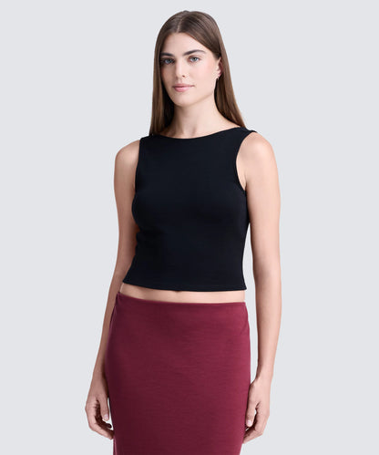 Women's Merino Cropped Tank