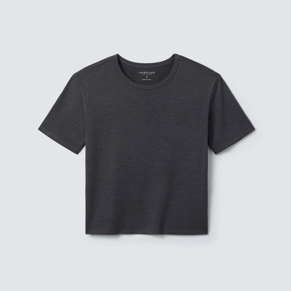 Women's Relaxed Merino Crew Neck T-Shirt