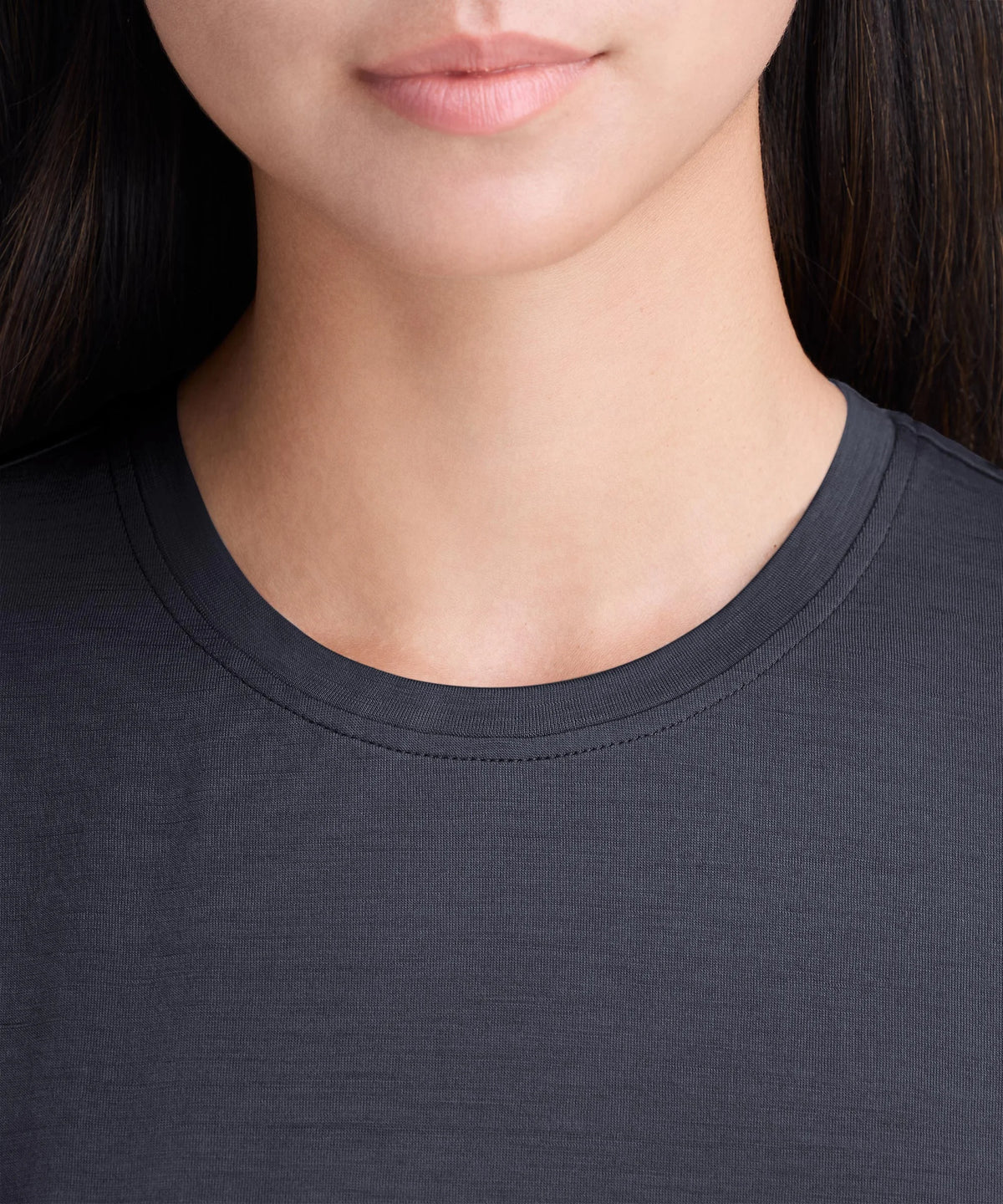 Women's Petite Merino Crew Neck T-Shirt