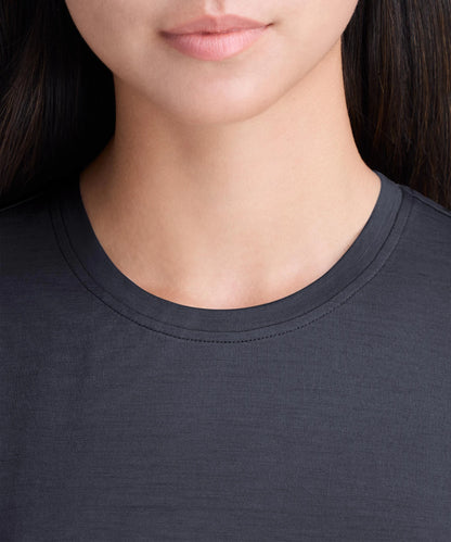 Women's Petite Merino Crew Neck T-Shirt