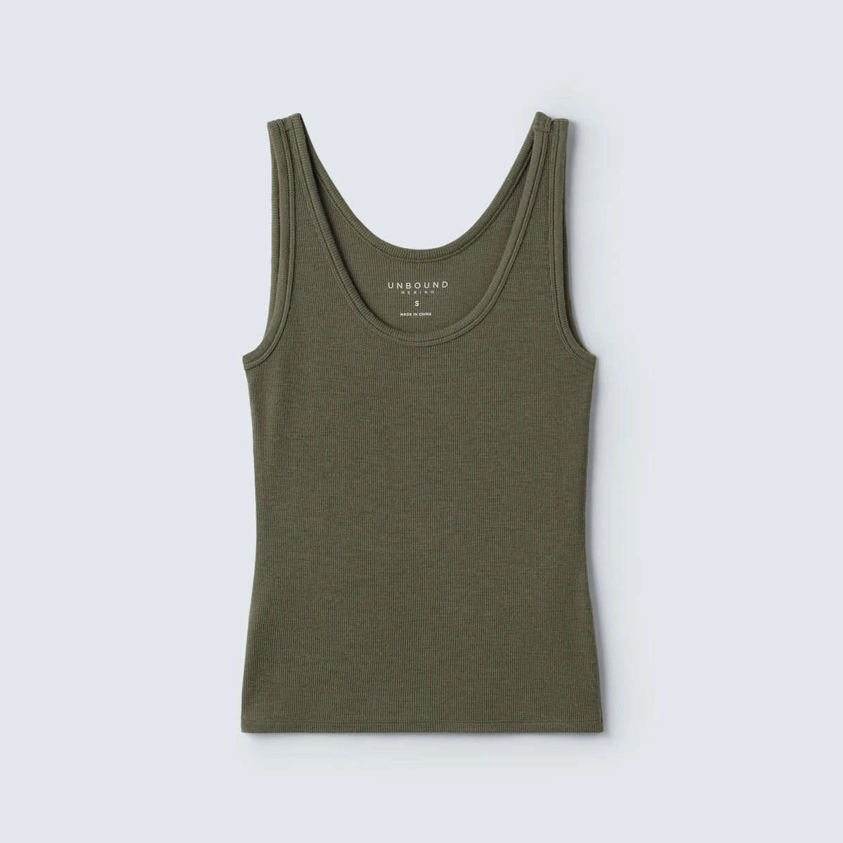 Women's Merino Rib Scoop Neck Tank