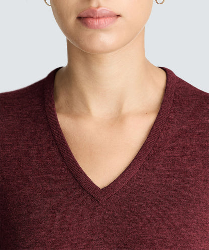 Women's Merino V-Neck Sweater