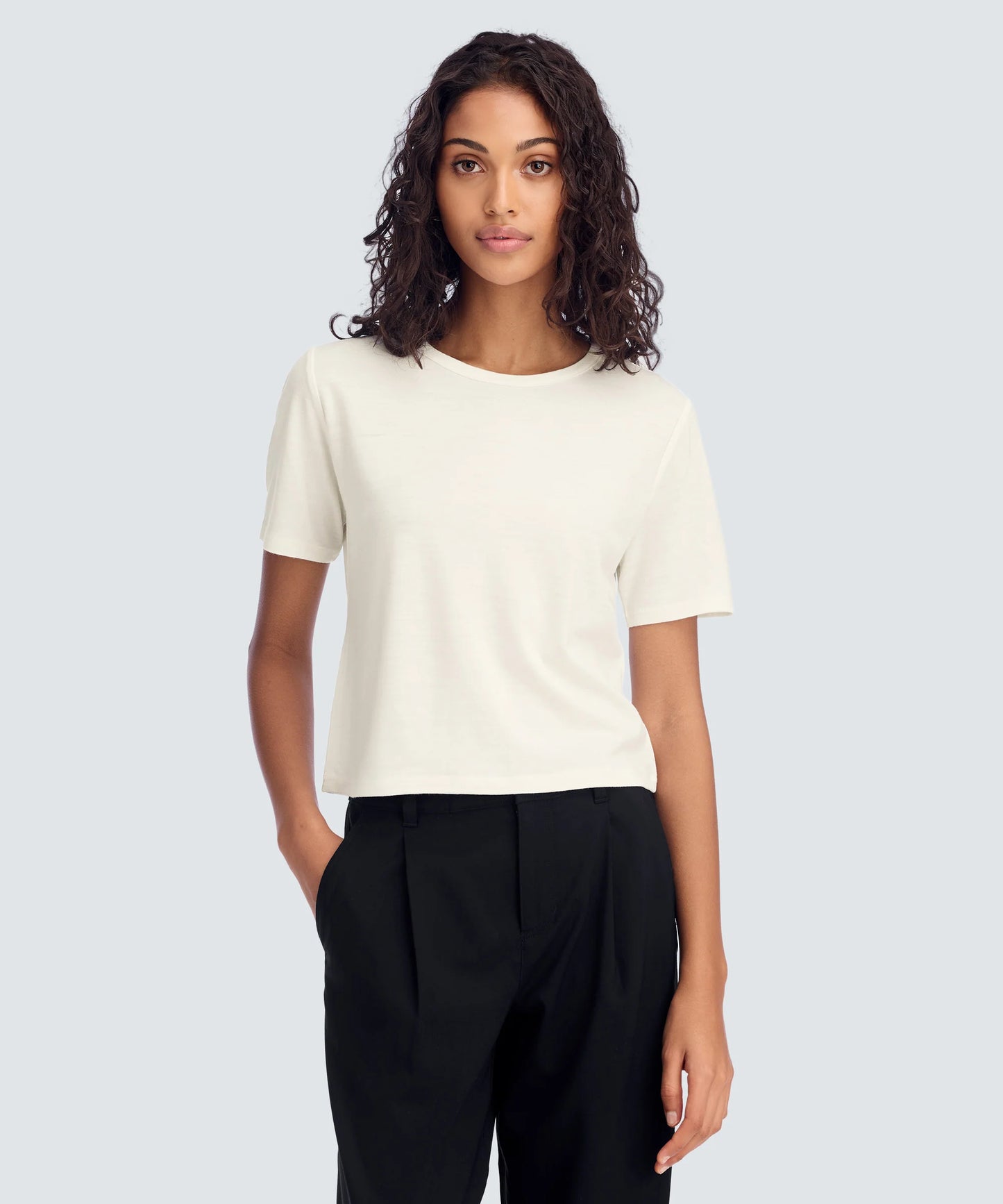 Women's Merino Boxy Tee