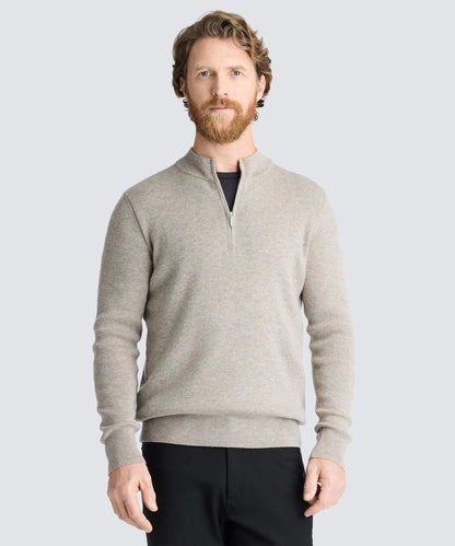 Men's Merino Knit Quarter Zip