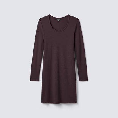 Women's Mini Merino Long Sleeve Dress