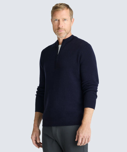 Men's Merino Knit Quarter Zip