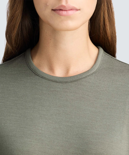 Women's Relaxed Long Sleeve Merino Crew