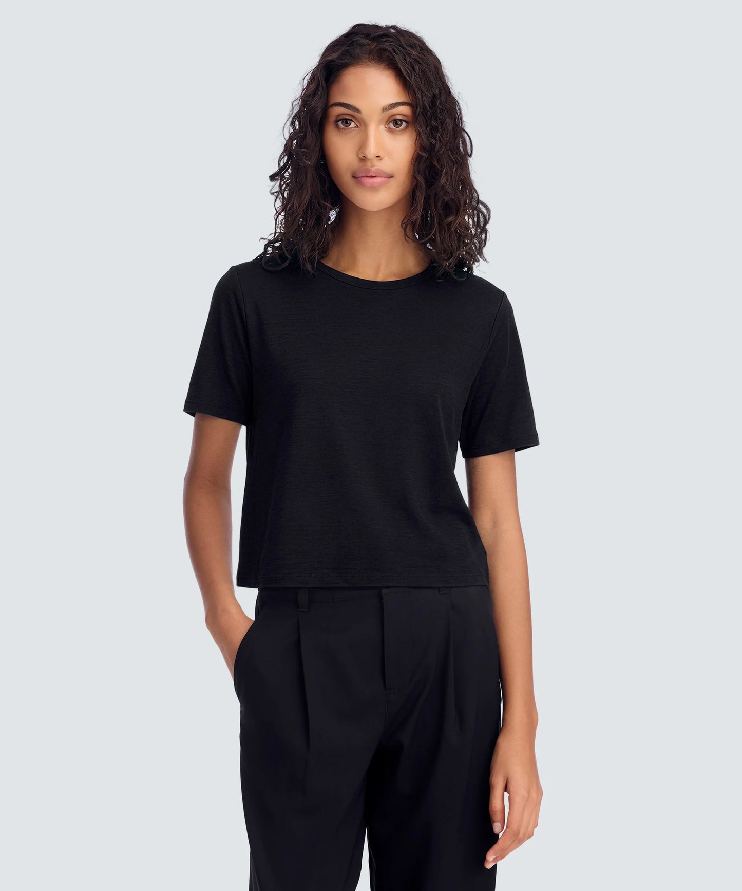 Women's Merino Boxy Tee