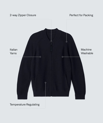 Men's Merino Knit Bomber