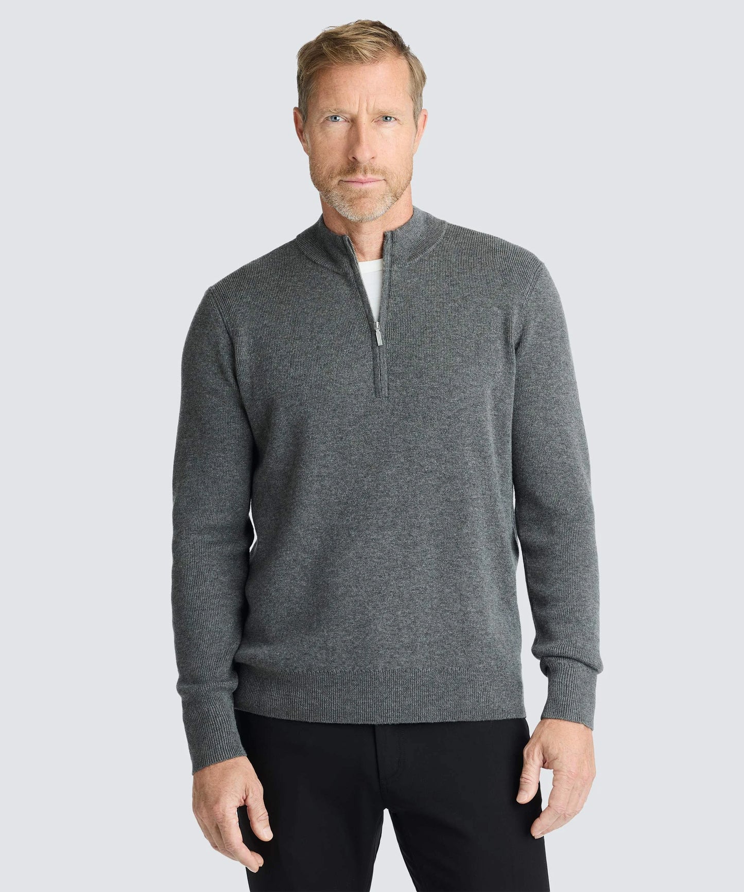 Men's Merino Knit Quarter Zip