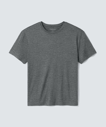 Men's Relaxed Merino Crew Neck T-Shirt
