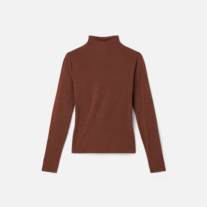 Women's Merino Mock Neck Top