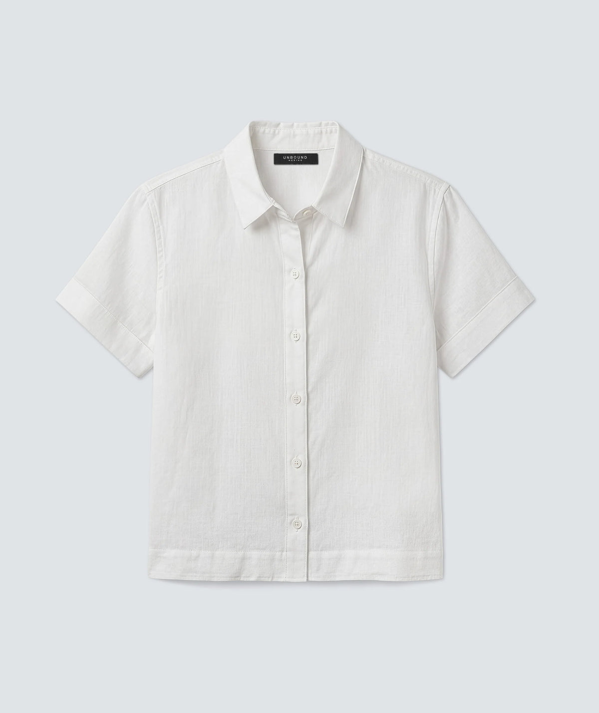 Women's Merino Linen Short Sleeve Shirt