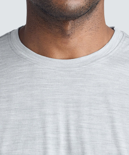 Men's Relaxed Merino Crew Neck T-Shirt