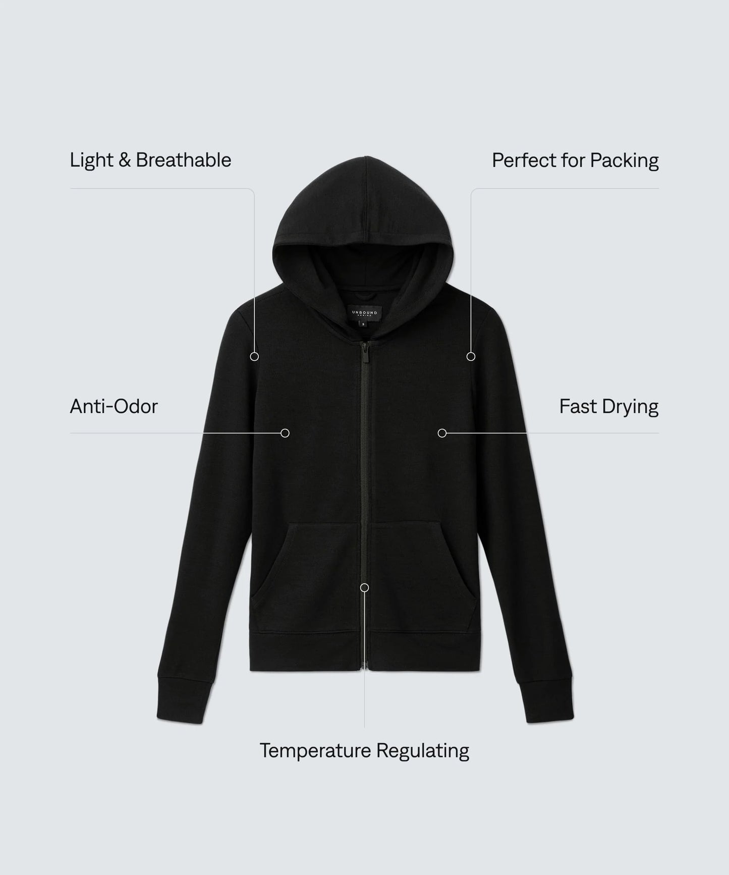 Women's Compact Travel Hoodie