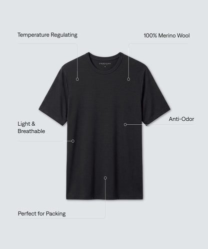 Men's Ultrafine Merino Sleep Crew