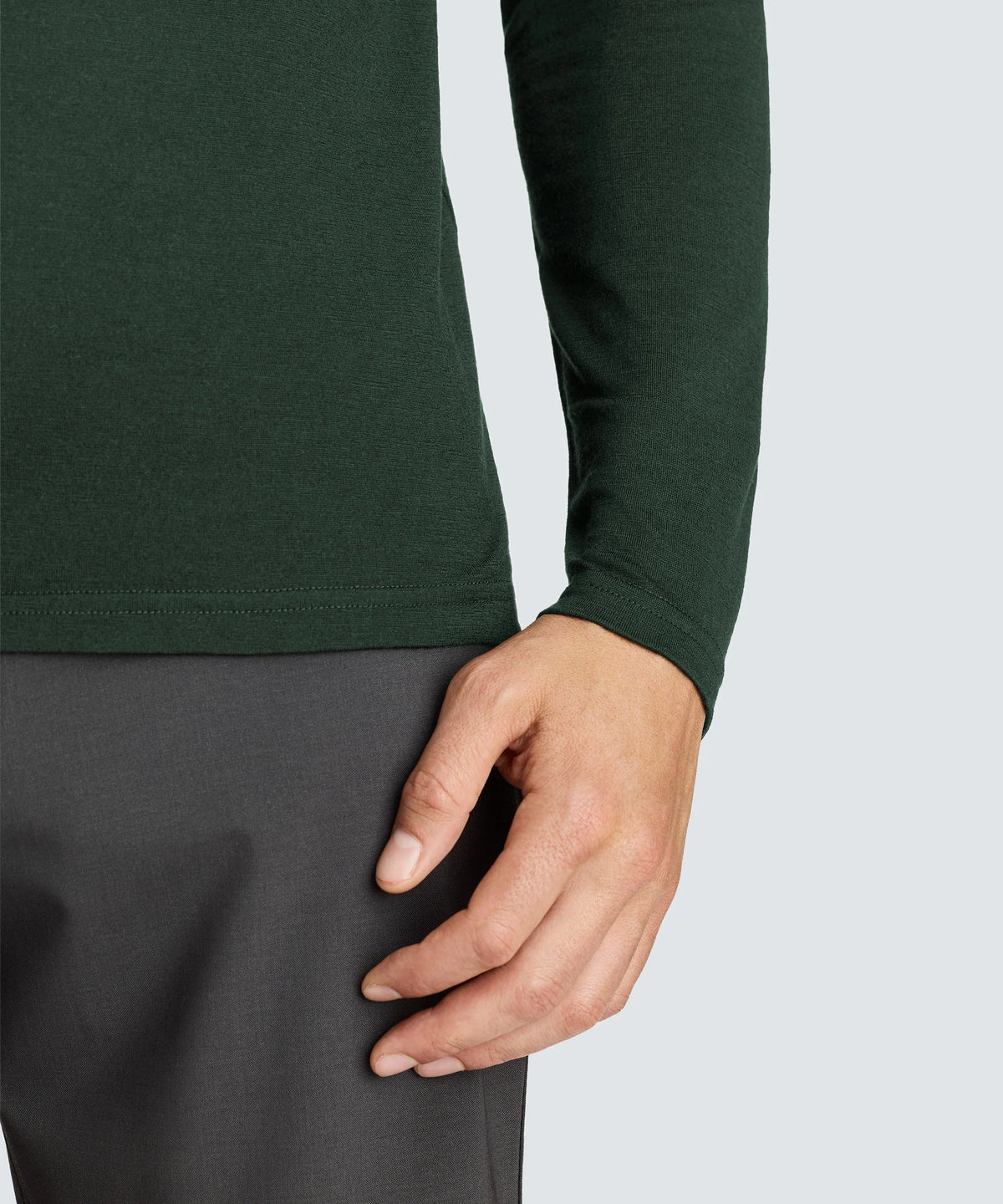 Men's Long Sleeve Merino Crew