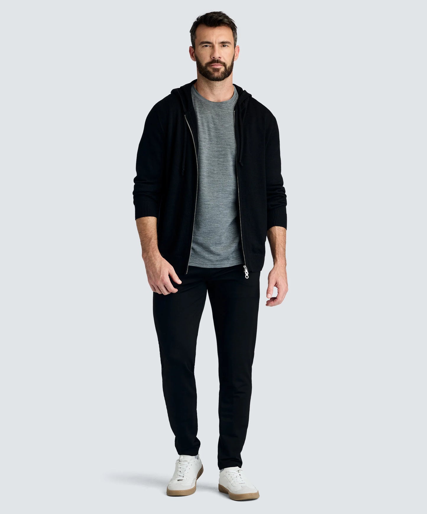 Men's Relaxed Merino Crew Neck T-Shirt