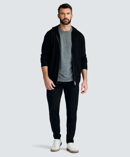 Men's Relaxed Merino Crew Neck T-Shirt