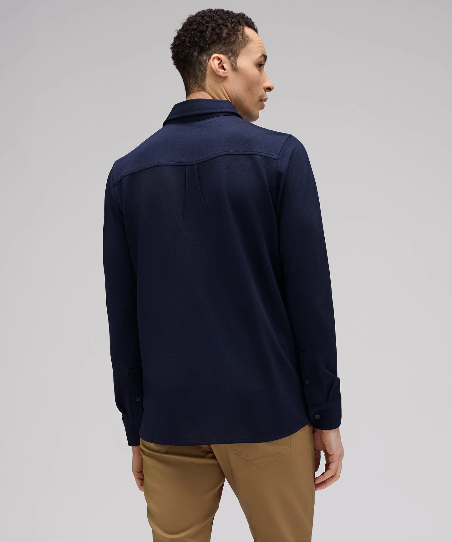 Men's Merino Button-Up