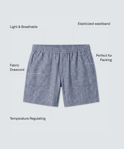 Men's Merino Linen Beach Shorts