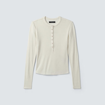 Women's Merino Rib Henley