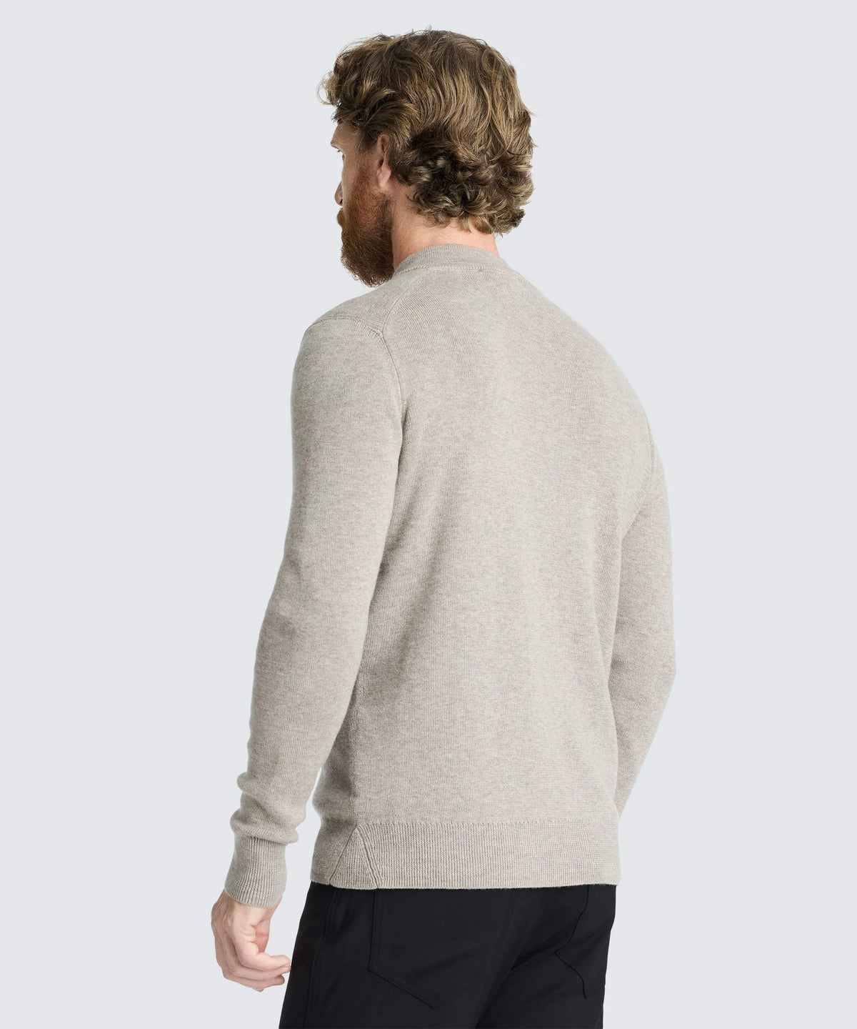 Men's Merino Knit Quarter Zip